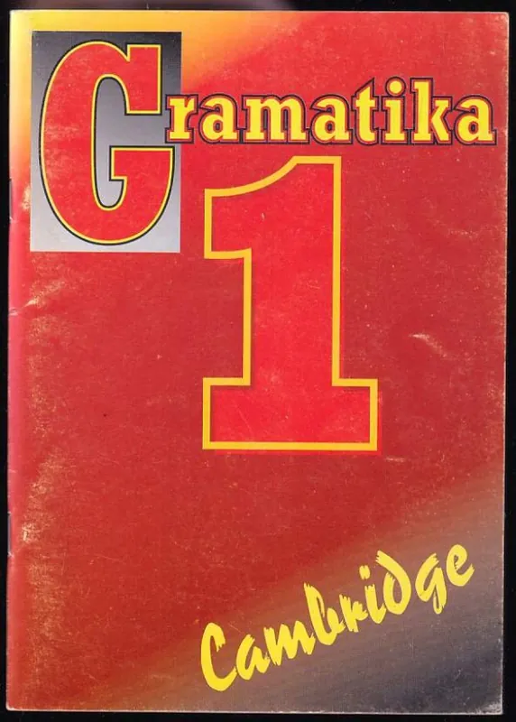 Gramatika 1 Ověřený